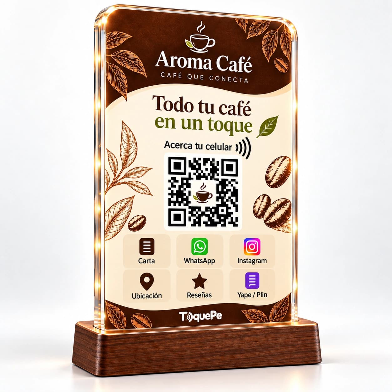 Acrílico NFC – Diseño personalizado